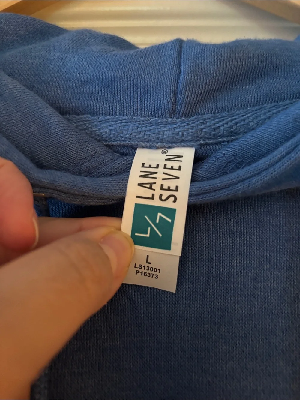 Blue Pullover Hoodie with 